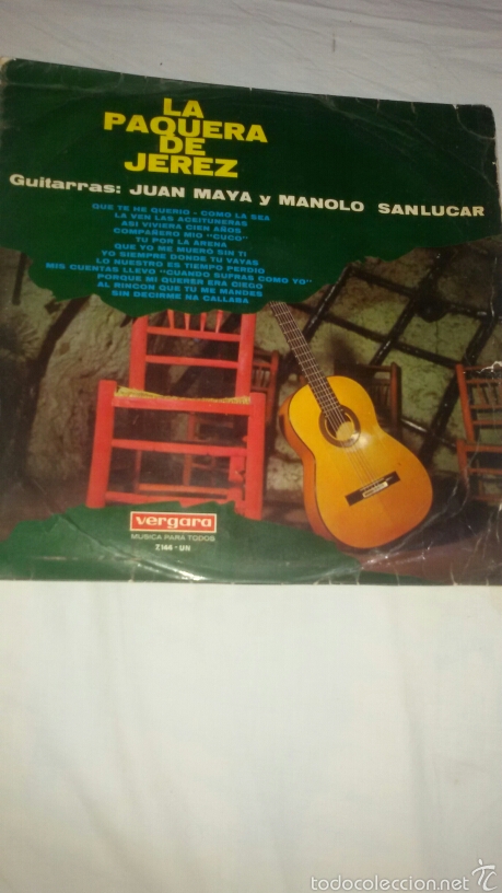 Discos de vinilo: La paquera de jerez Lp - Foto 1