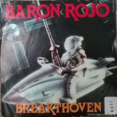 Discos de vinilo: BARÓN ROJO. BREAKTHOVEN/ EN UN LUGAR DE LA MANCAH. CHAPA DISCOS, SPAIN 1985 SINGLE PROMOCIONAL. Lote 58456648