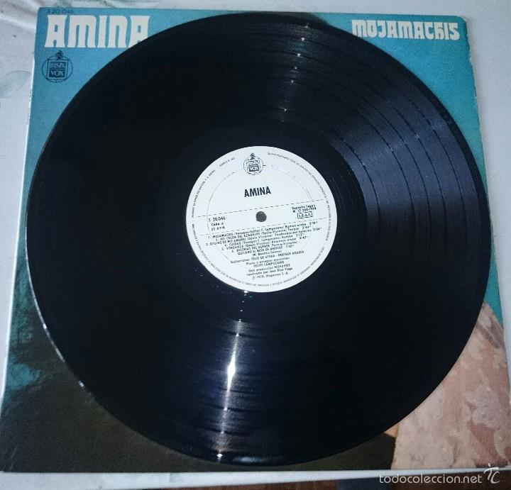 Discos de vinilo: AMINA: MOJAMACHIS (HISPAVOX 1978) - Foto 2