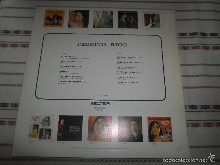 Discos de vinilo: PEDRITO RICO - AL PAN PAN... - Foto 2