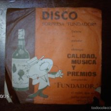 Discos de vinilo: DISCO SORPRESA FUNDADOR - GUITARRA FLAMENCA - MANOLO EL DE JEREZ - FANDANGO DEL ALBAICIN + 3