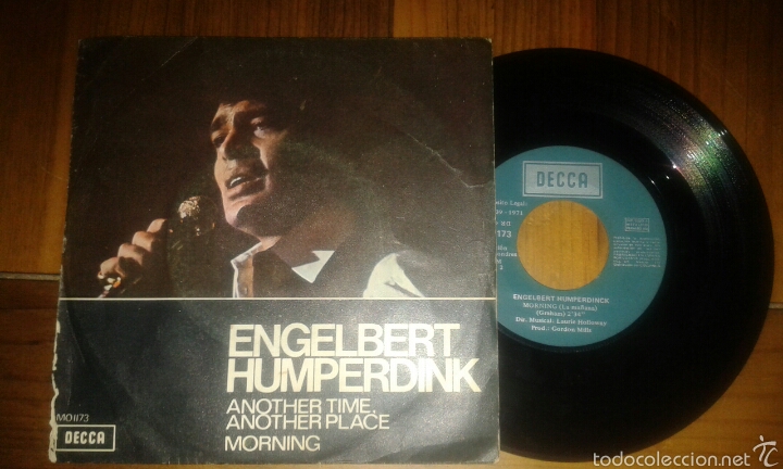 Discos de vinilo: Engelbert Humperdink:another time, another place/morning. 1971 - Foto 1