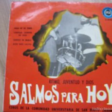 Discos de vinilo: SALMOS PARA HOY EP PAX 1969 COROS COM UNIV DE SAN BENITO - FOLK RELIGIOSO