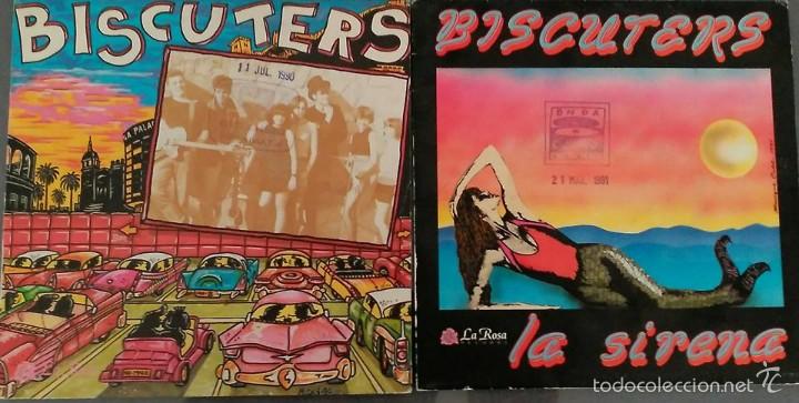 Discos de vinilo: LOTE DE 2 SINGLES BISCUTERS - Foto 1