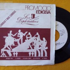 Discos de vinilo: DIPLOMATICOS, LOS - LA POLLERA COLORA + ESPERMA Y RON (EDIGSA) SINGLE PROMOCIONAL ESPAÑA CUMBIAS. Lote 58472061