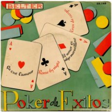 Discos de vinilo: RIKKI HENDERSON, THE CHAS MCDEVITT SKIFFLE GROUP...- POKER DE ÉXITOS - EP SPAIN 1957 - BELTER 50.148