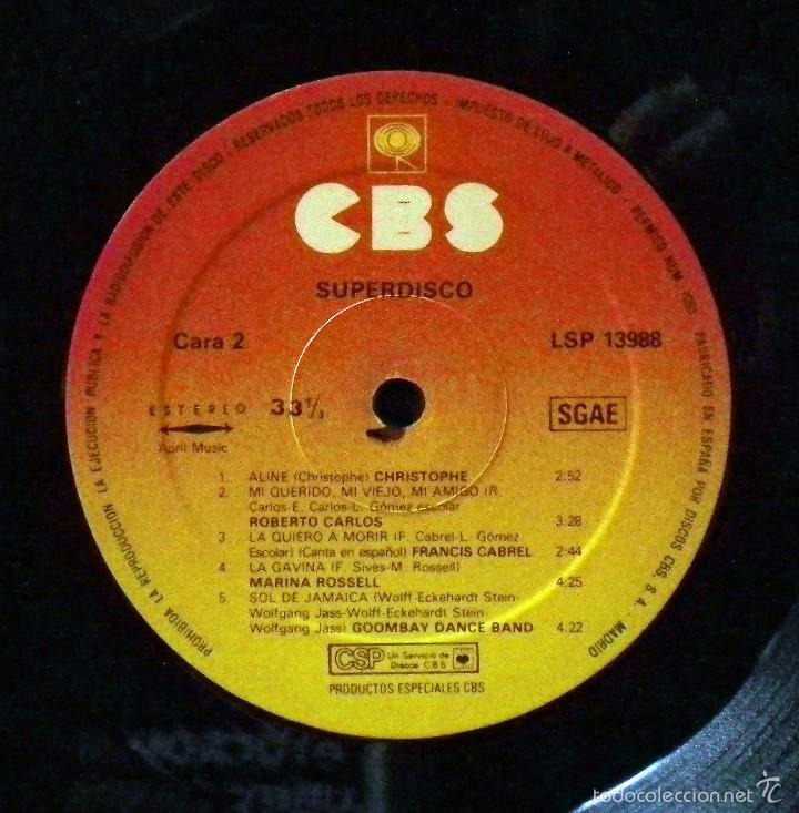 Discos de vinilo: Super Disco. CBS 1980. - Foto 4