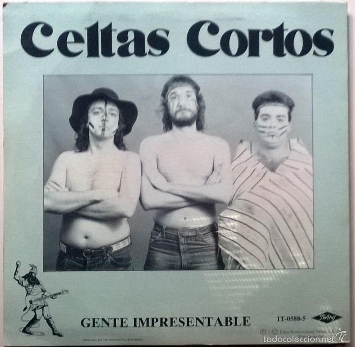 Discos de vinilo: Celtas Cortos. Gente impresentable (A y B). Twins, Spain 1991 single - Foto 1