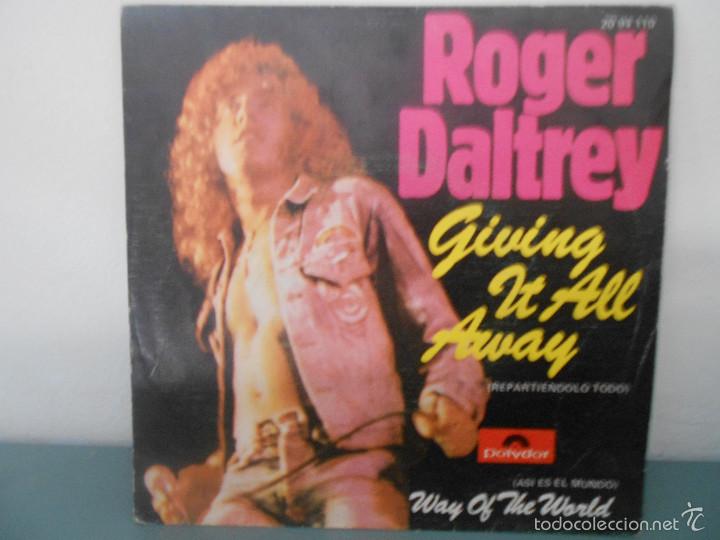 Discos de vinilo: ROGER DALTREY - GIVING IT ALL AWAY - Foto 1