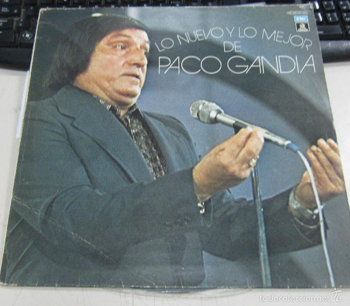 Dischi in vinile: LP LO NUEVO Y LO MEJOR DE PACO GANDIA. ODEON. 1979