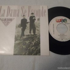 Disques de vinyle: LA DAMA SE ESCONDE - ES UN TEATRO. Lote 58490511