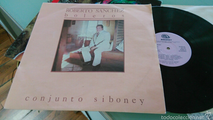 Discos de vinilo: Roberto sanchez lp boleros.cuba.1988 - Foto 1