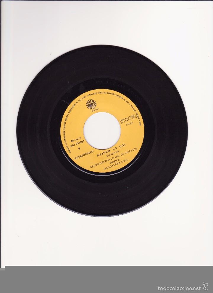 Discos de vinilo: SINGLE VINILO - GRUPO DEIXEM LO DOL - MENORCA - Foto 4