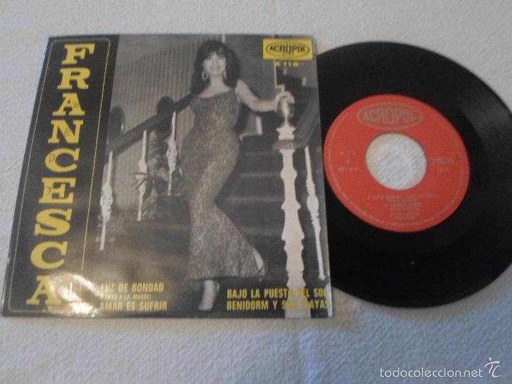 Discos de vinilo: FRANCESCA - LUZ DE BONDAD - Foto 1