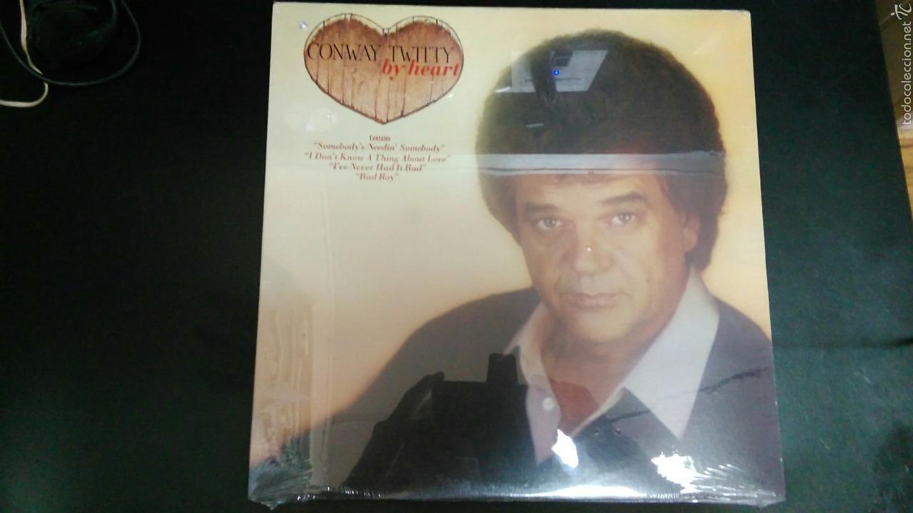 Discos de vinilo: Conway twitty lp by heart.canada 1984.precintado - Foto 1
