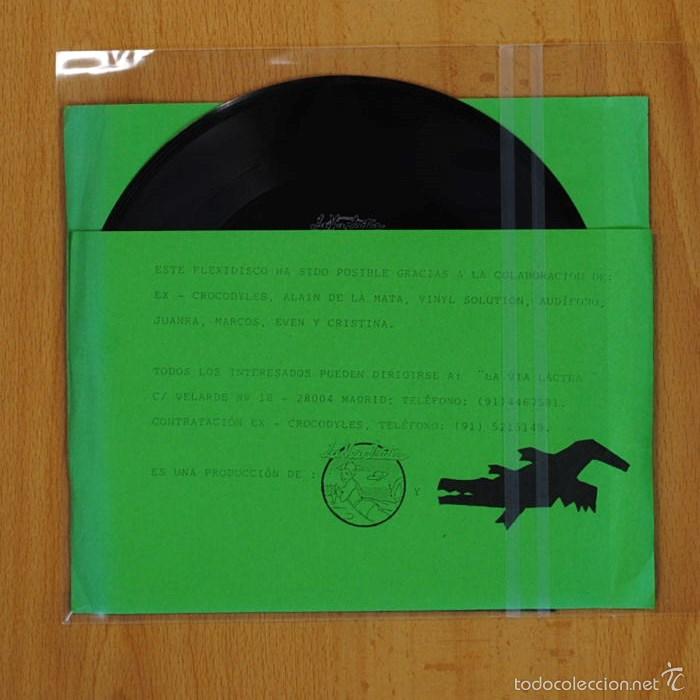 Discos de vinilo: EX CROCODYLES - NEVER AGAIN / IN A CROWDED ROOM - FLEXI SINGLE - Foto 2