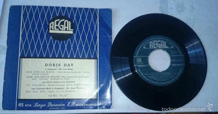 Discos de vinilo: DORIS DAY: DO, DO, DO + 3 (EMI REGAL 1958) - Foto 1