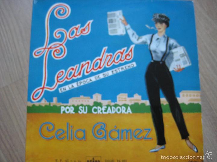 Discos de vinilo: CELIA GAMEZ EP ODEON 1958 LAS LEANDRAS chotis del pichi/ java de las viudas/ los nardos +1 - Foto 1