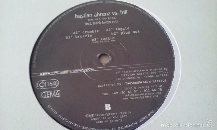 Discos de vinilo: Bastian Ahrenz vs. Frill - Two Men Working - 2002 - Foto 1