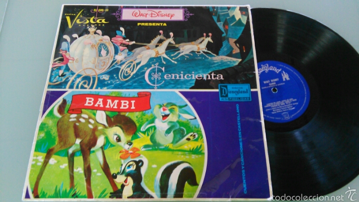 Discos de vinilo: La Cenicienta / bambi lp.espa&ntilde;a 1966 - Foto 1