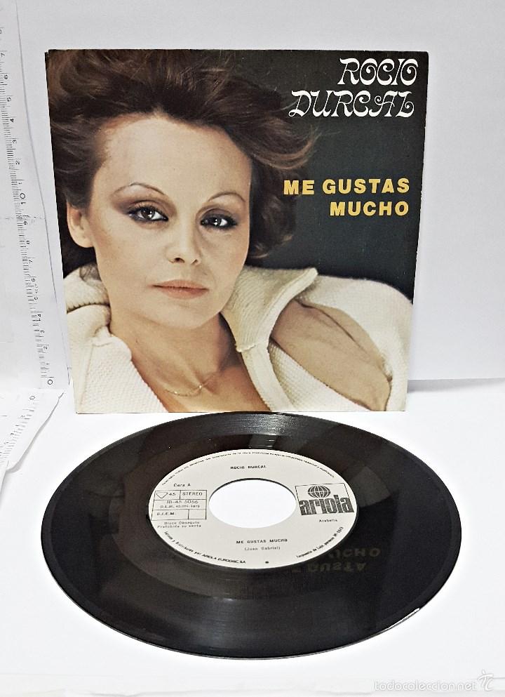 Discos de vinilo: Disco single de Rocio Durcal. Promocion STARLUX - Foto 1