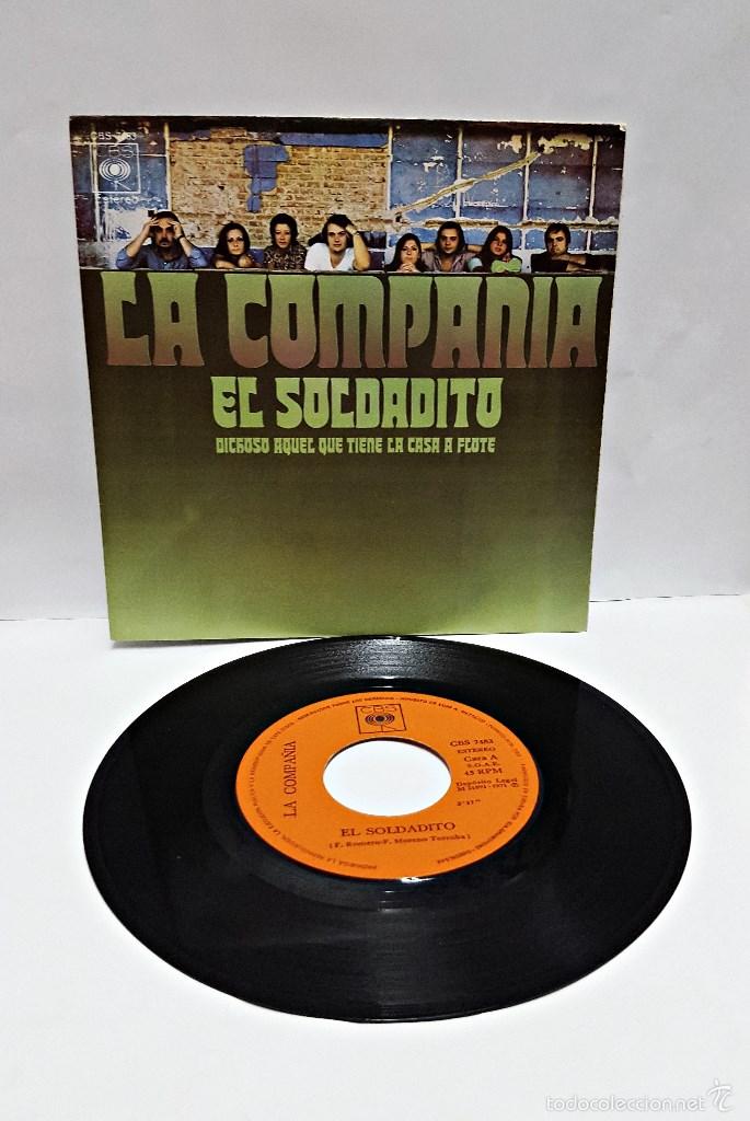 Discos de vinilo: Disco de Vinilo. Single LA COMPA&Ntilde;&Iacute;A. A&ntilde;o 1971. - Foto 1