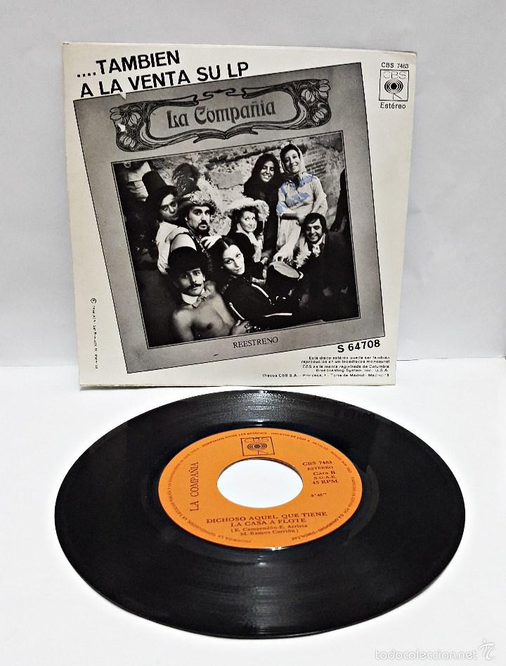 Discos de vinilo: Disco de Vinilo. Single LA COMPA&Ntilde;&Iacute;A. A&ntilde;o 1971. - Foto 2