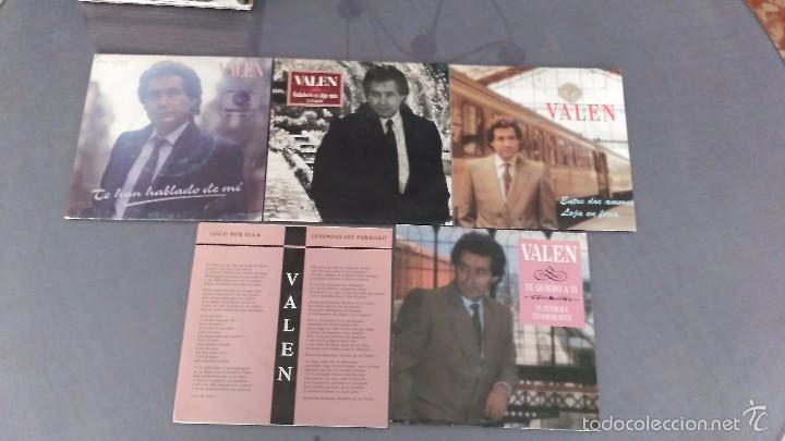 Discos de vinilo: LOTE DE 5 SINGLES VALEN - Foto 1