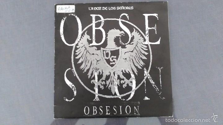 Discos de vinilo: LA VOZ DE LOS SE&Ntilde;ORES - OBSESION - - Foto 1