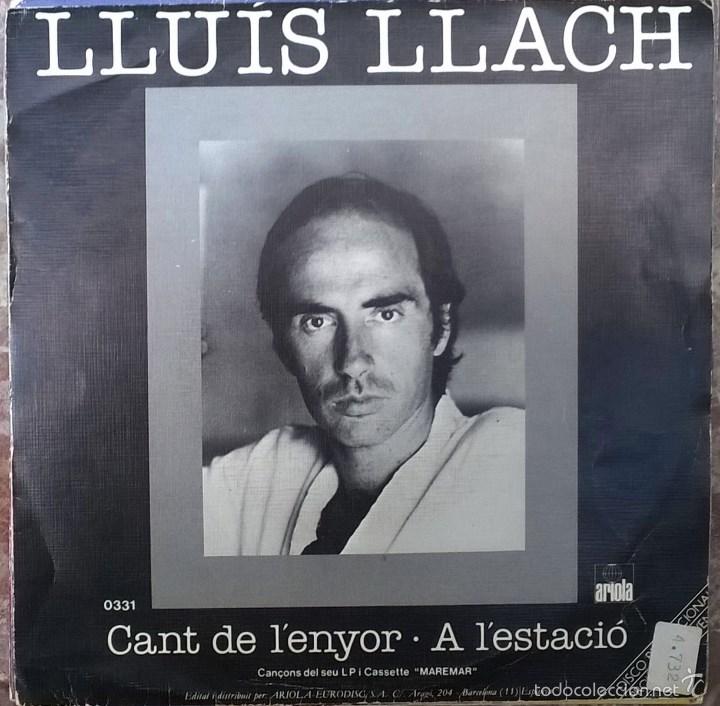 Discos de vinilo: / A l&rsquo;estaci&oacute;. Ariola, Spain 1985 (single promocional) - Foto 1