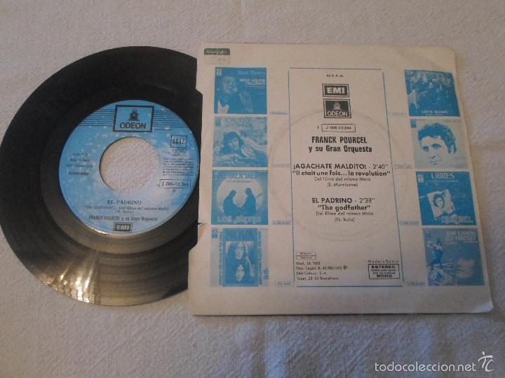Discos de vinilo: FRANCK POURCEL EL PADRINO - Foto 2