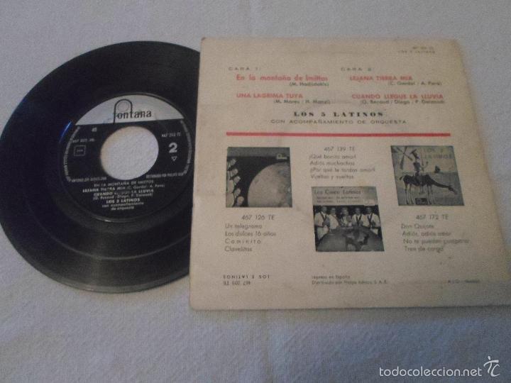 Discos de vinilo: Los 5 Latinos &ndash; En La Monta&ntilde;a De Imittos - Foto 2
