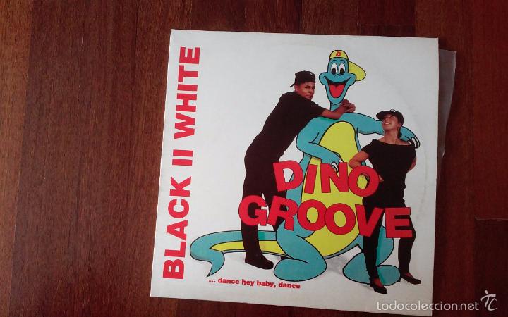 Discos de vinilo: Dino groove-black II white.maxi - Foto 1