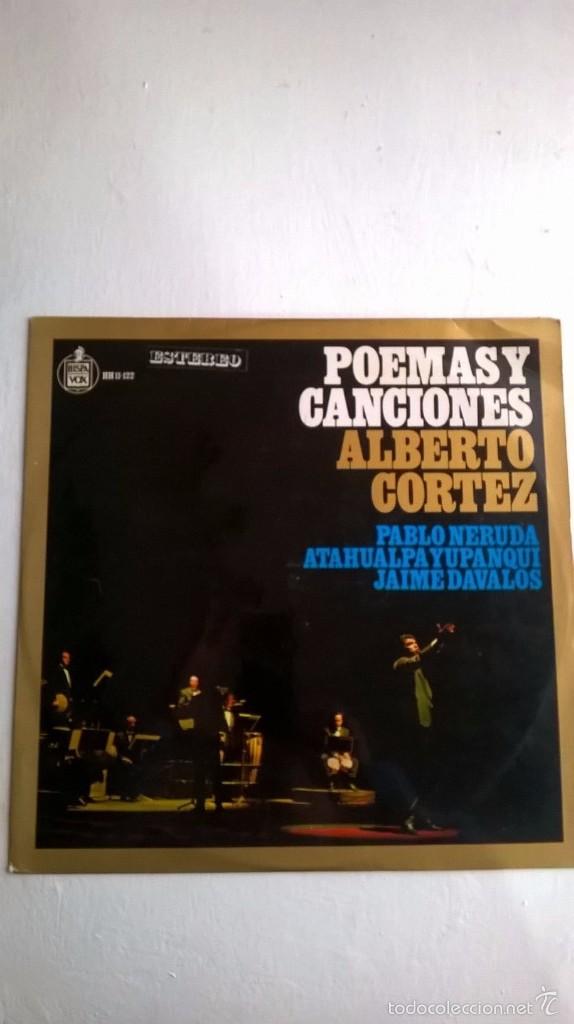 Disques de vinyle: POEMAS Y CANCIONES - ALBERTO CORTEZ-1967