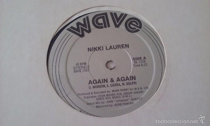 Discos de vinilo: Nikki Lauren - Again & Again - 1983 - Foto 1