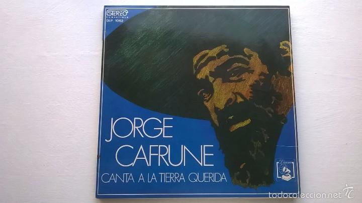 Discos de vinilo: JORGE CAFRUNE - CANTA A LA TIERRA QUERIDA - 1973 - Foto 1
