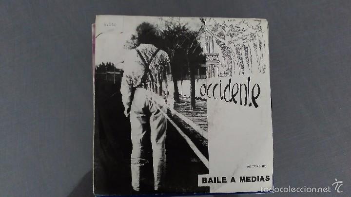 Discos de vinil: OCCIDENTE SG TUBOESCAPE 1987 PROMO BAILE A MEDIAS/ INTERIORES
