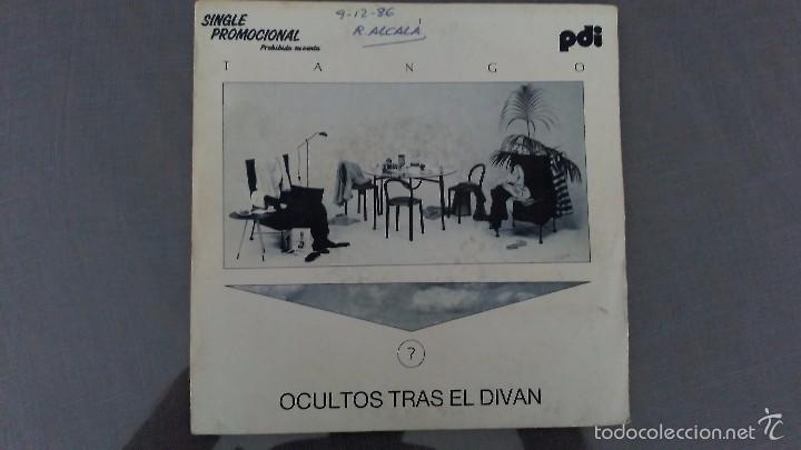 Vinyl-Schallplatten: TANGO. OCULTOS TRAS EL DIVAN / EL SENTIDO DEL PELIGRO. DISCO PROMOCIONAL. PDI 1986