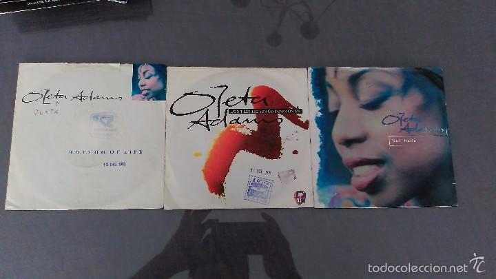 Discos de vinilo: LOTE 3 SINGLES OLETA ADAMS - Foto 1