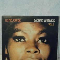 Discos de vinilo: DISCO - VINILO - LP - DIONNE WARWICK - LO MEJOR DE VOL. 2 - GM GRAMUSIC - 1974 - MUY ESCASO . Lote 58546105