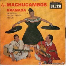 Discos de vinilo: LOS MACHUCAMBOS - GRANADA - EP DECCA FRANCIA 1961 