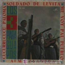 Discos de vinilo: LOS 3 PARAGUAYOS - CU-CU-RRU-CU-CU, PALOMA - EP 1966 