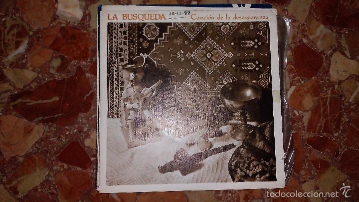 Discos de vinilo: LA BUSQUEDA CANCION DE LA DESESPERANZA - Foto 1