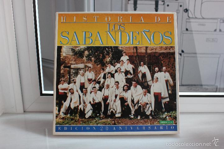 VINILO LP HISTORIA DE LOS SABANDEÑOS, 6 LP'S.EDICION 20 ANIVERSARIO. CANARIAS. IMPECABLES (Música - Discos - LP Vinilo - Otros estilos)