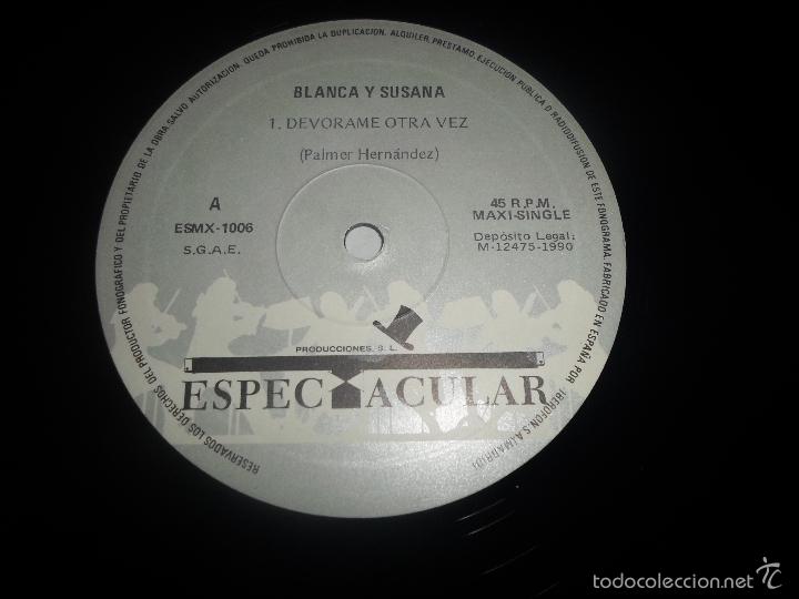 Discos de vinilo: BLANCA Y SUSANA DEVORAME OTRA VEZ - Foto 2