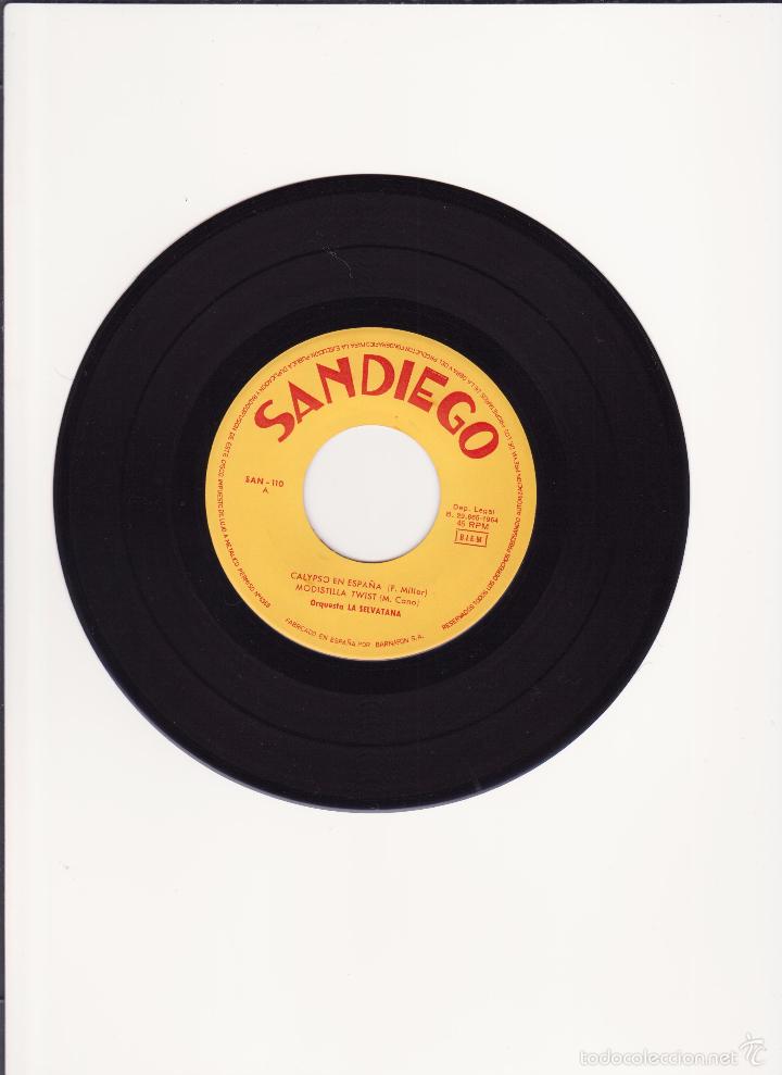 Discos de vinilo: CALYPSO EN ESPA&Ntilde;A - ORQUESTA LA SELVATANA - 1964 - Foto 4