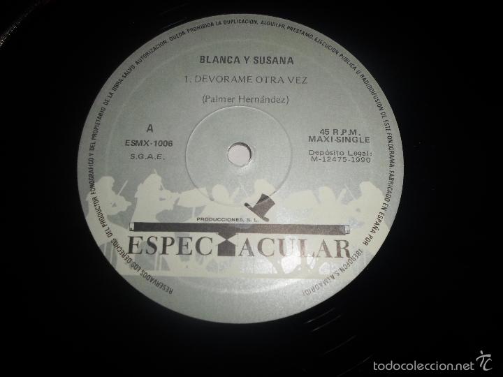 Discos de vinilo: BLANCA Y SUSANA DEVORAME OTRA VEZ - Foto 2