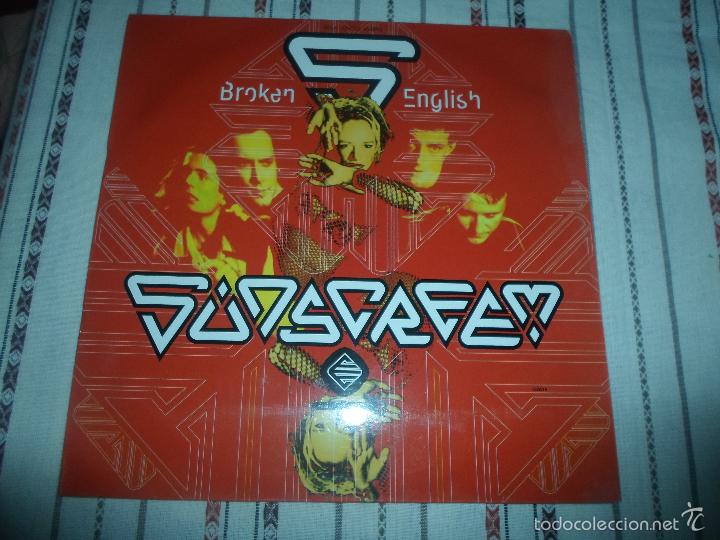 Discos de vinilo: SUNSCREEM. BROKEN ENGLISH - Foto 1