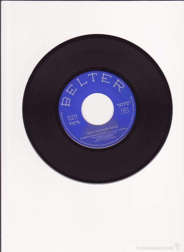 Discos de vinilo: SINGLE VINILO - LOS TRES SUDAMERICANOS - 1967 - Foto 3