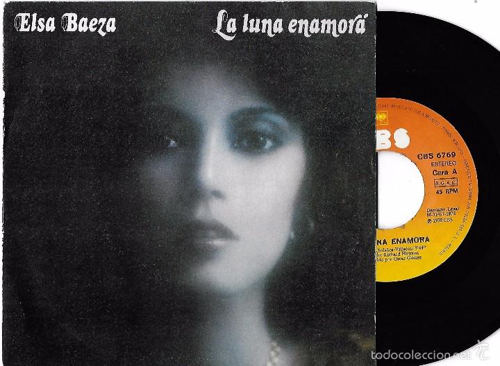 Discos de vinilo: ELSA BAEZA: lA LUNA ENAMORA / LA REVENTASON - Foto 1
